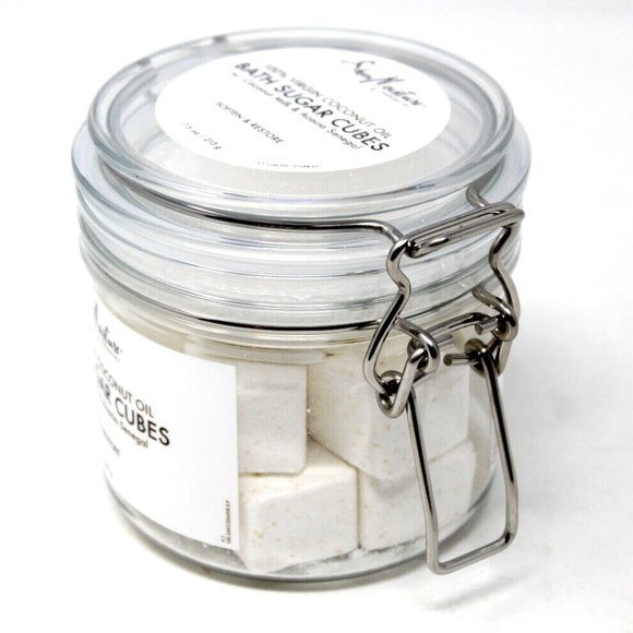 3pk- Shea Moisture 100% Virgin Coconut Oil Bath Sugar Cubes Coconut Milk Acacia - Picture 8 of 13